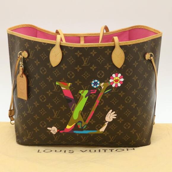 LOUIS VUITTON Monogram Neverfull GM Tote Bag Takashi Murakami M95560 - Picture 12 of 16